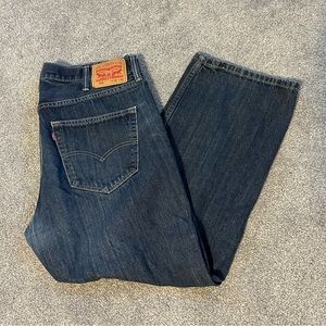 Levi's Mens 559 Loose Straight Leg Relaxed Fit Med Work Denim Blue Jeans 38 x 30